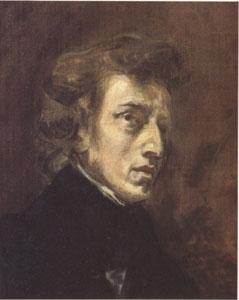 Eugene Delacroix Frederic Chopin (mk05) Sweden oil painting art